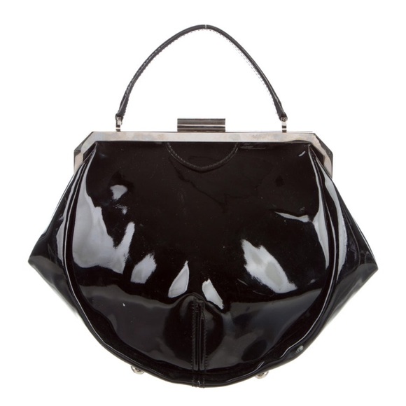 Alexander McQueen Handbags - Alexander McQueen Patent Leather Handbag Purse